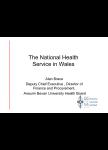 Successfully selling into NHS Wales - The National Health Service in Wales