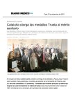 Recull de premsa de l'entrega de la Medalla Josep Trueta