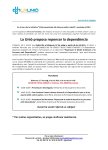 CONVOCATÒRIA 17/5/17 - La Unió proposa repensar la dependència